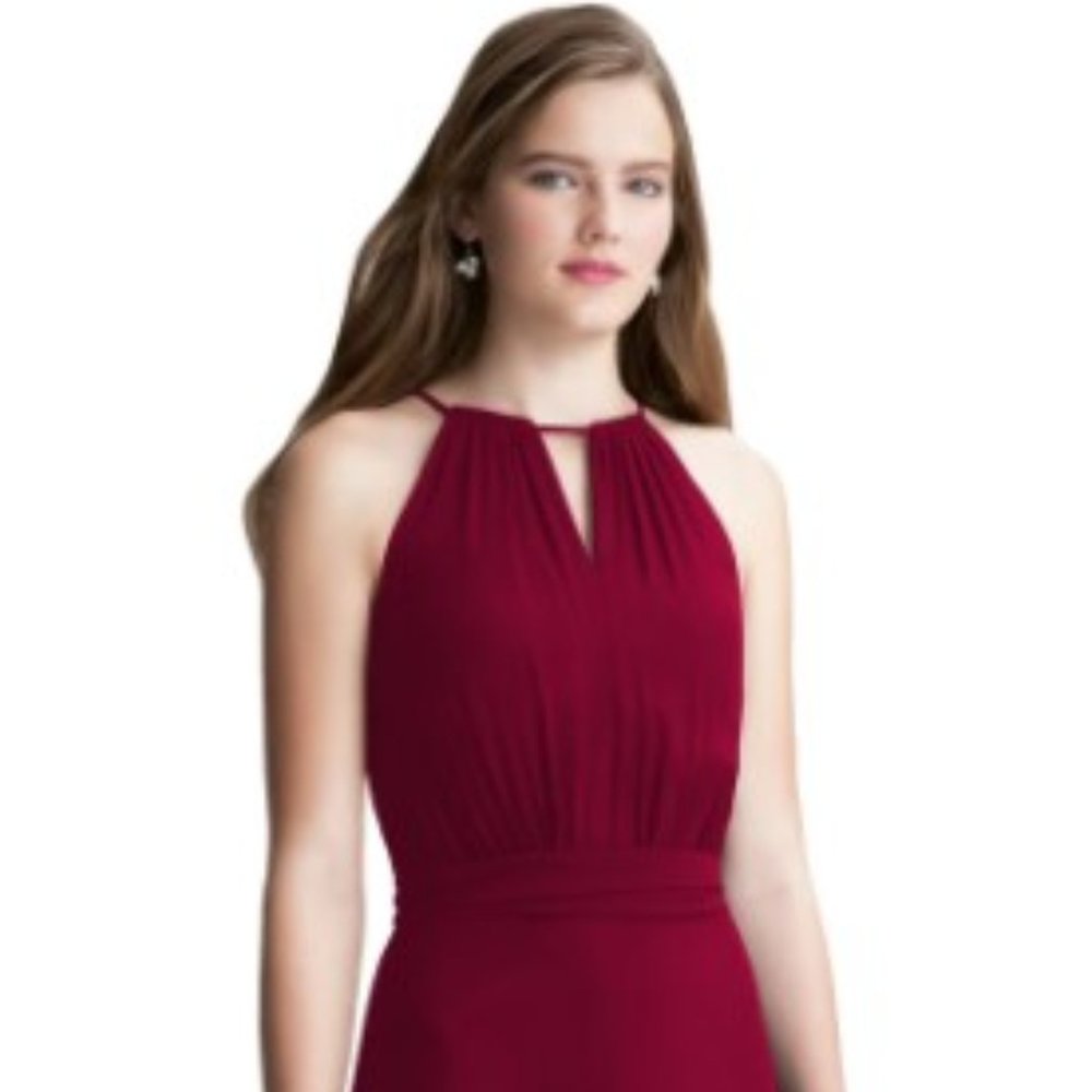 Bill Levkoff Cranberry Gown